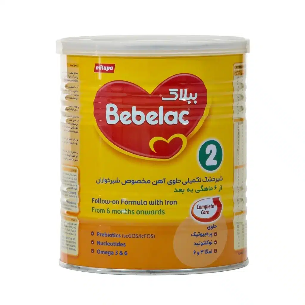 bebelac-2 شیر خشک ببلاک 2 میلوپا 400 گرمی اصل مشهد دارو.